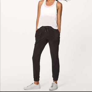Lululemon Mesh Overlay Joggers